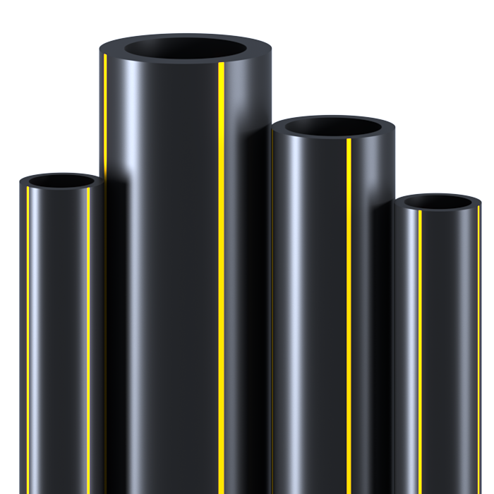 Труба ПНД ⌀160 мм, ПЭ-100,  SDR-17,6 газовая